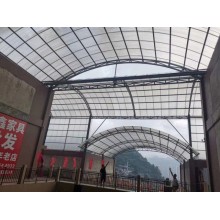 大跨度鋼架，網(wǎng)架采光頂棚用輕型防火阻燃陽光板耐力板聚碳酸酯板